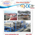 PVC corrugated sheet co-extrusion line